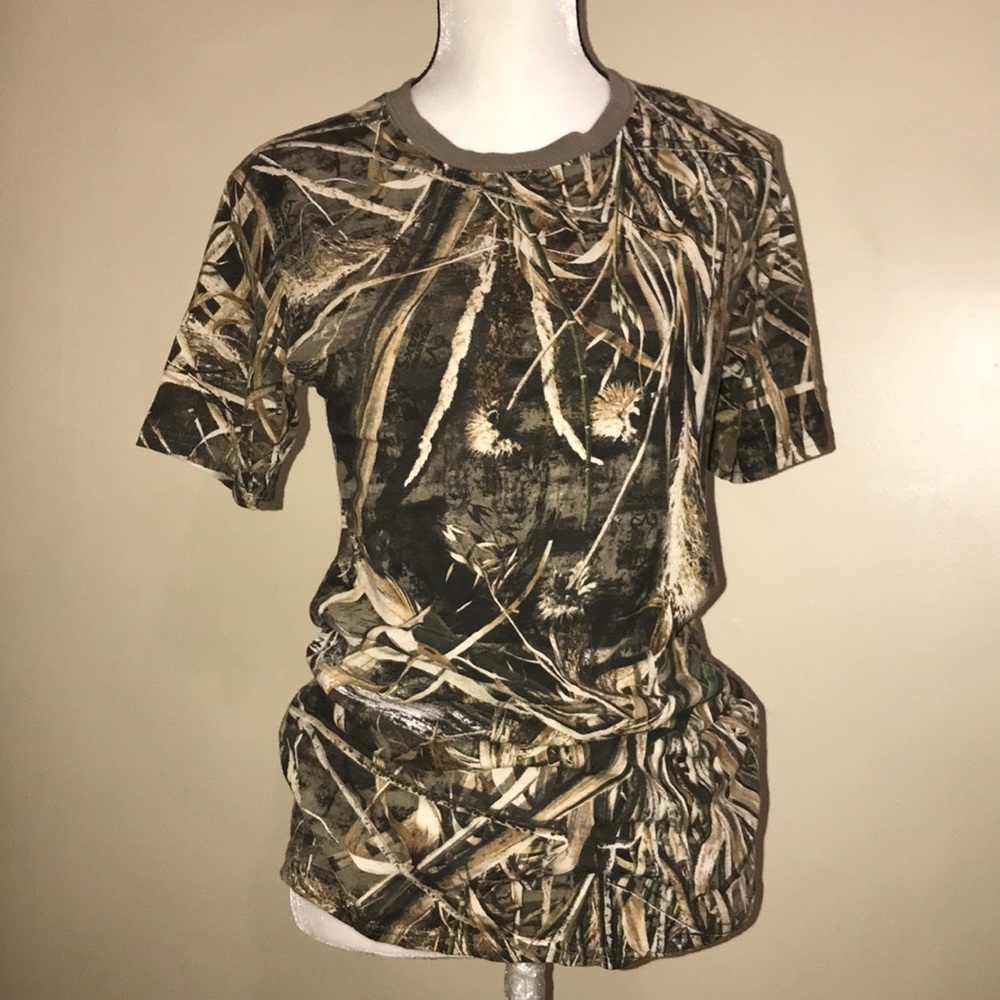 Hanes realtree max 5 camouflage t shirt
